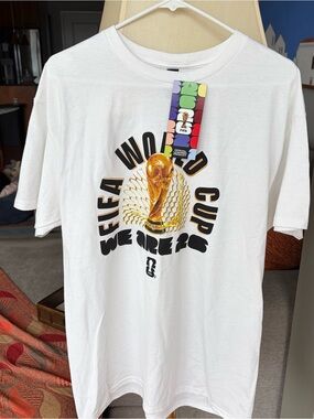 FIFA World Cup White Graphic Tee NWT